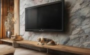 电视机背景选择岩板：优缺点分析及家居潮流趋势