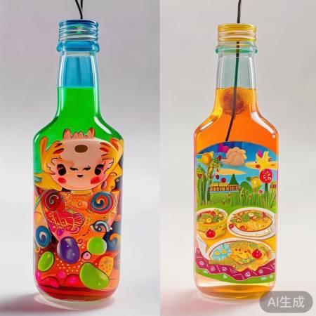 日本树脂瓶贴，美化家居