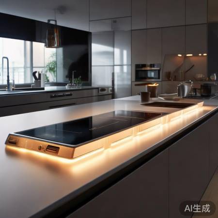 厨房新宠：集成灶照明
