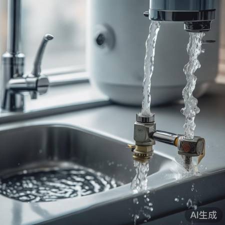 检查热水器水阀