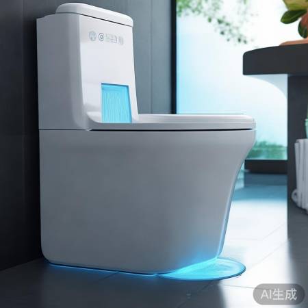 智能马桶自动冲洗，卫生方便