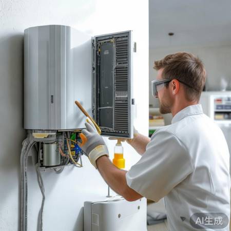 壁挂炉清洗空调原理及效果