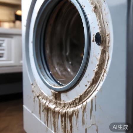 洗衣机内部污垢细菌多