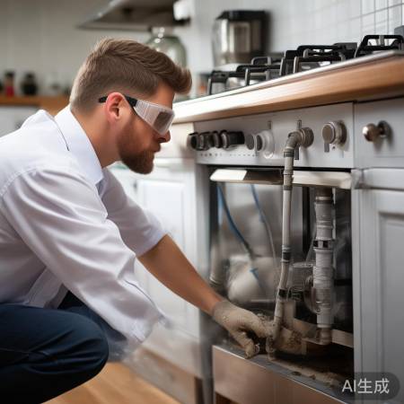 检查燃气管道,确保畅通