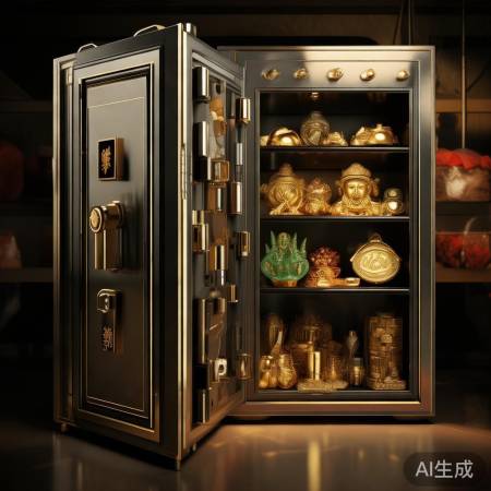 保险柜吉祥物提升财运