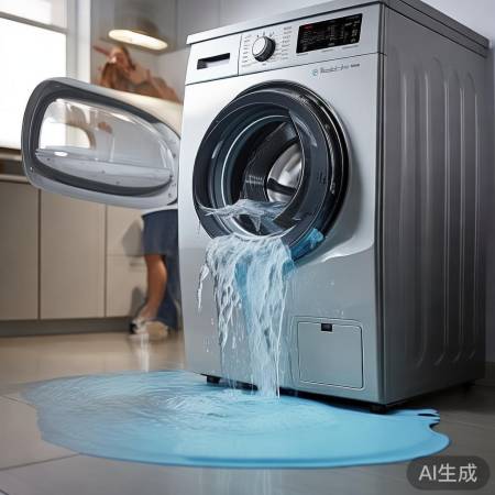 洗衣机误启动,水鬼原来是密封圈