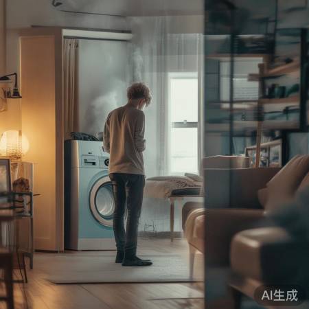 洗衣机通电,生活小问题变美好