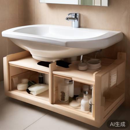 洗手池:储物协调选