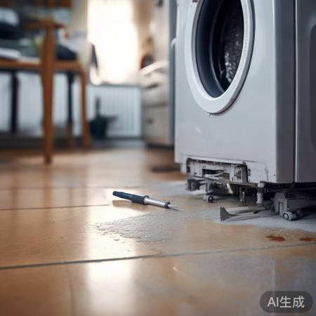 检查洗衣桶连接处，防漏损