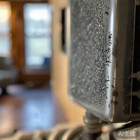 壁挂炉散热器脏，散热差，擦拭清