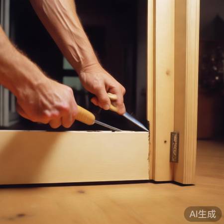 轻撬防风条，勿用力过猛