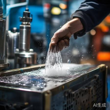 温水冲洗换热器,注意均匀水流