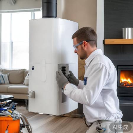 壁挂炉安装需专业，勿自行操作。