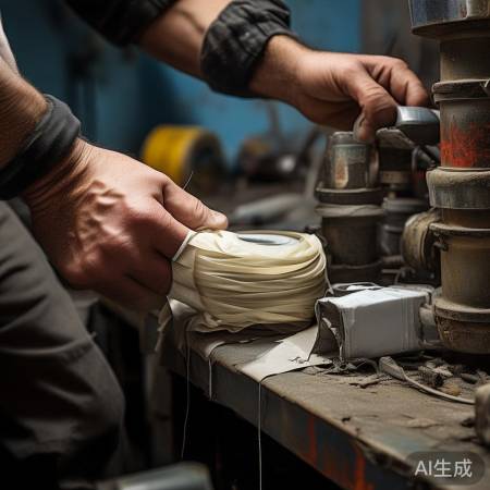 缠绕加固管子临时修复