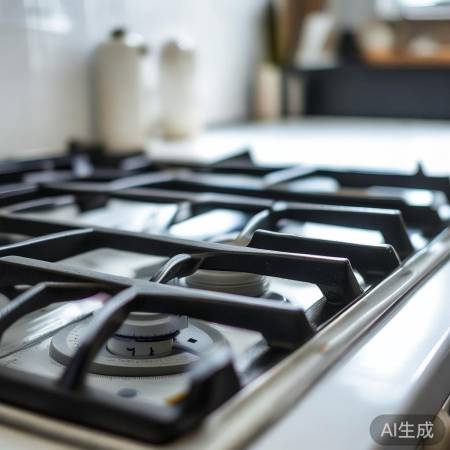 燃气灶关闭冷却,安全第一