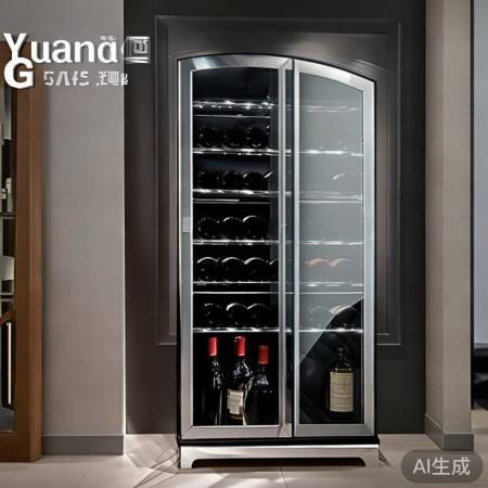 粤光玻璃,优质红酒柜玻璃门