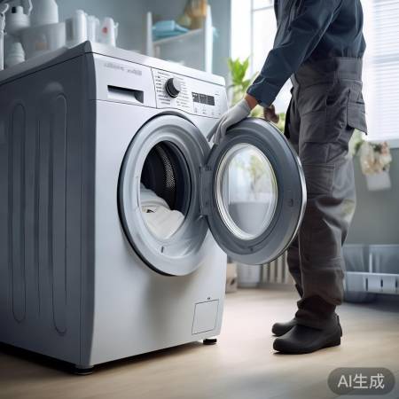 洗衣机打不开,重启试试看