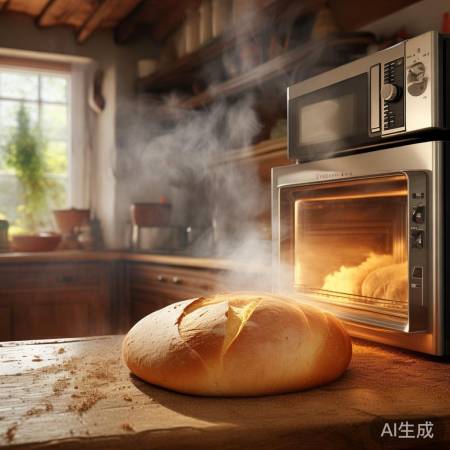 硬面包加热变柔软