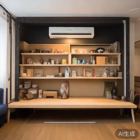 高低错落,美观实用收纳