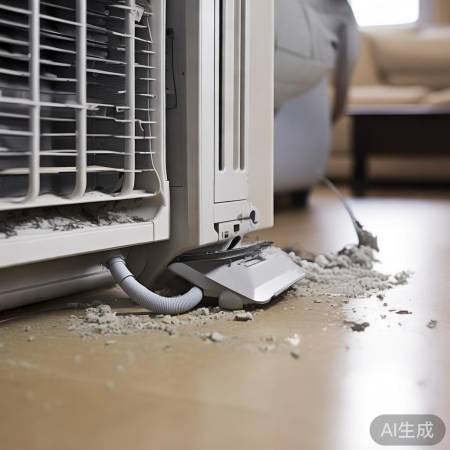 空调出风口漏水,检查密封。