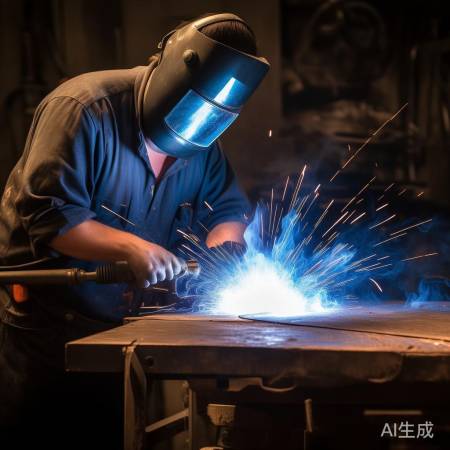 焊接保持垂直角度