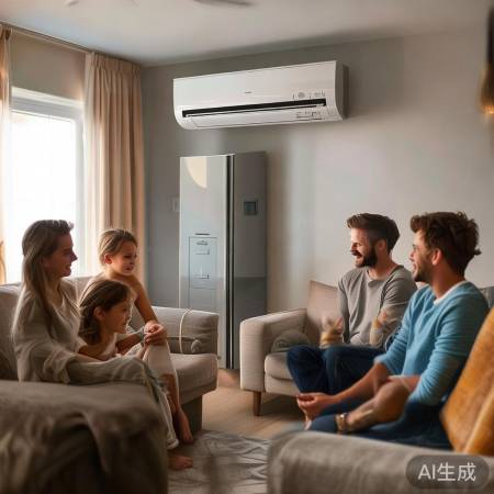 壁挂炉空调共存，温馨自然