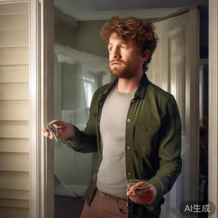 钥匙在家，不必担心