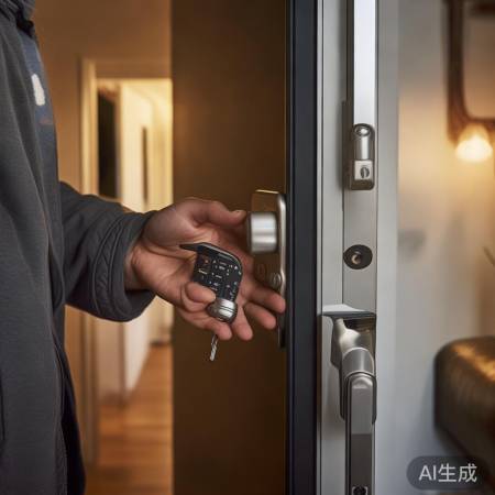 防盗门钥匙丢失处理法
