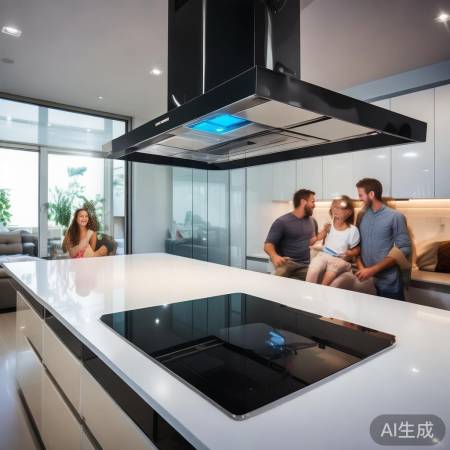 方太自清洁油烟机，一键解放双手