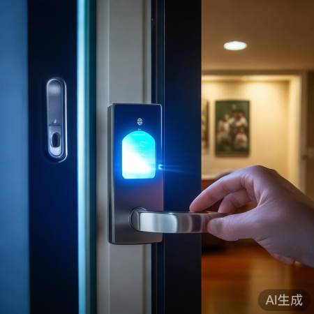 出门指纹锁要锁好