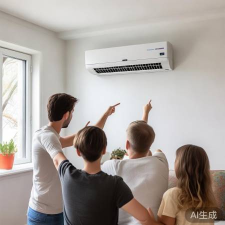 空调安装高度视房间层高而定