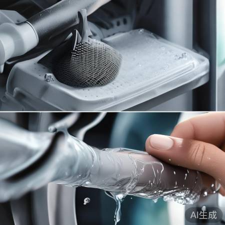 洗衣机清洁:过滤网、进水管