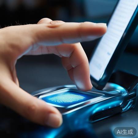 轻触指纹区,力度适中