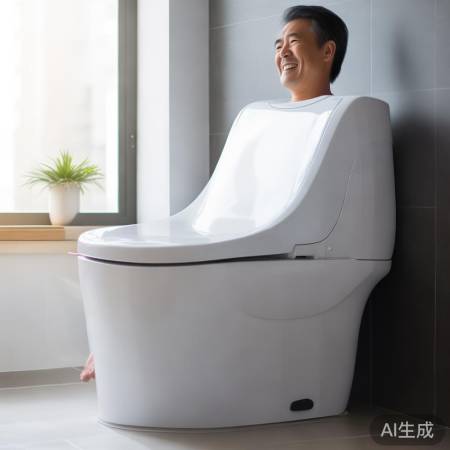智能马桶，一键清洁，卫生又方便