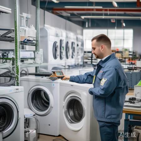 专业认证,严格规范洗衣维修