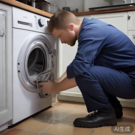 洗衣机漏水，原因有三