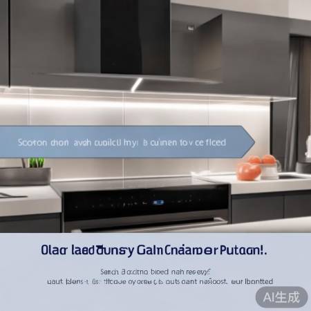 智能油烟机自动调节，一键清洁。