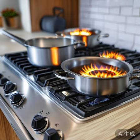 北海燃气灶,双灶方便高效