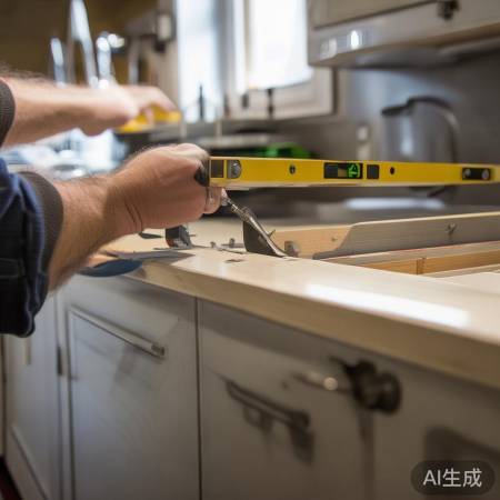 确保橱柜安装准确