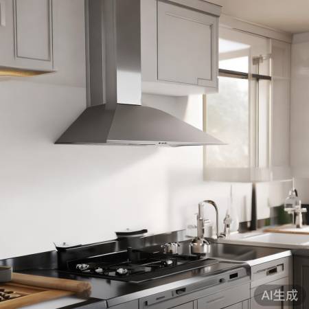 老款吸油烟机:适中尺寸,强吸力