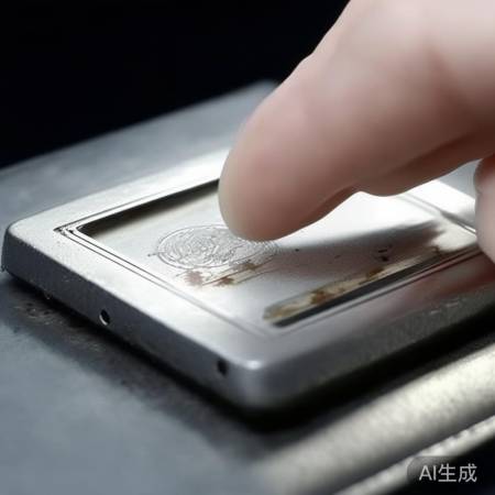 指纹头脏了，轻轻擦擦亮。