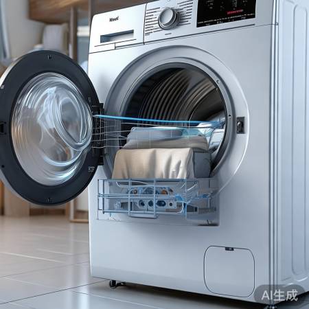 洗衣机稳定减震法