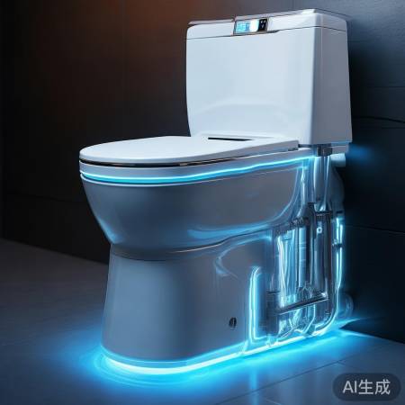半智能马桶,自动冲烘,用水有讲