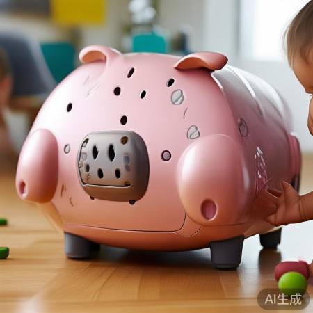 猪猪侠保险柜，防摔防滑，安全稳