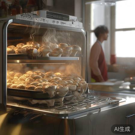 空气能烤香菇，鲜嫩多汁